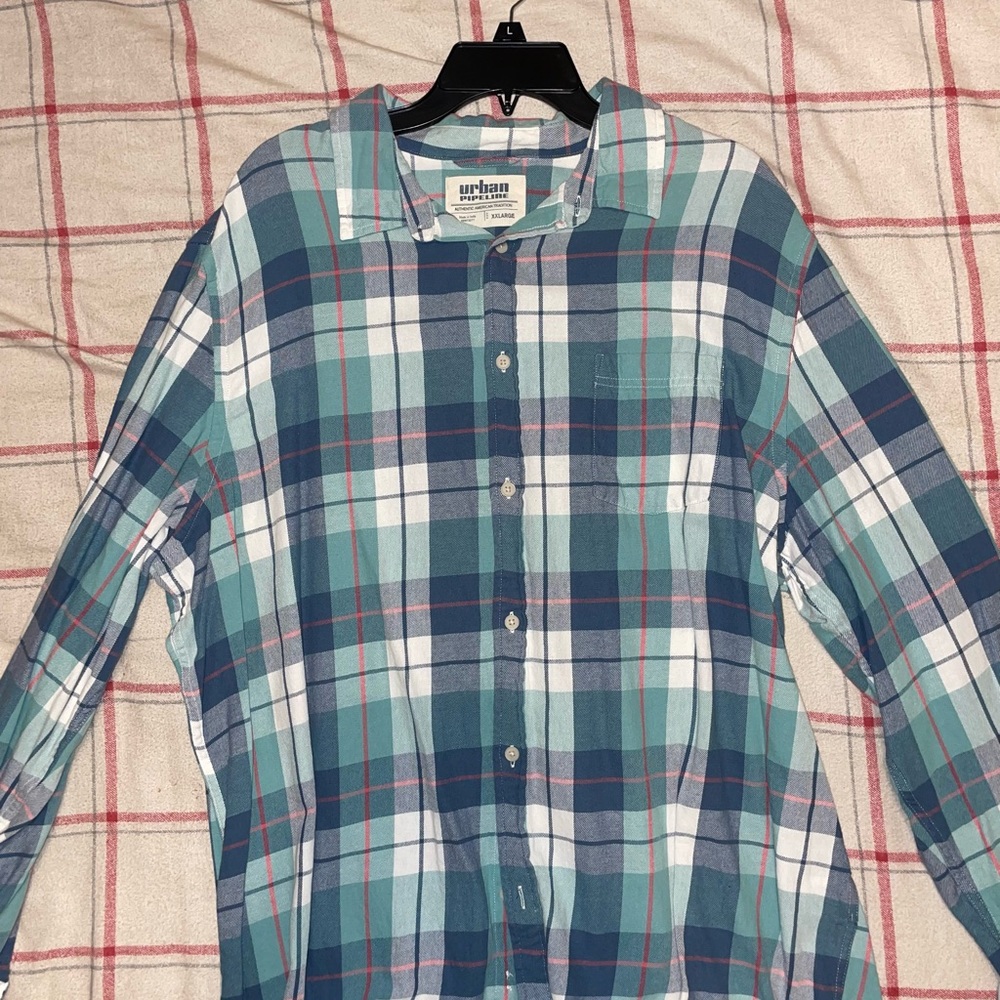 Men’s Urban Pipeline Flannel Shirt XXL